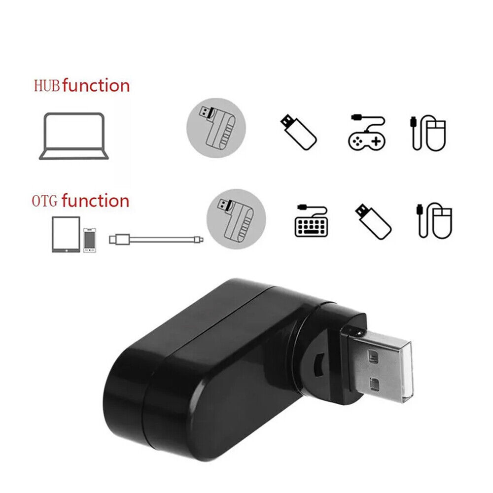 High-Speed 3 Port USB 3.0 Multi-HUB Splitter