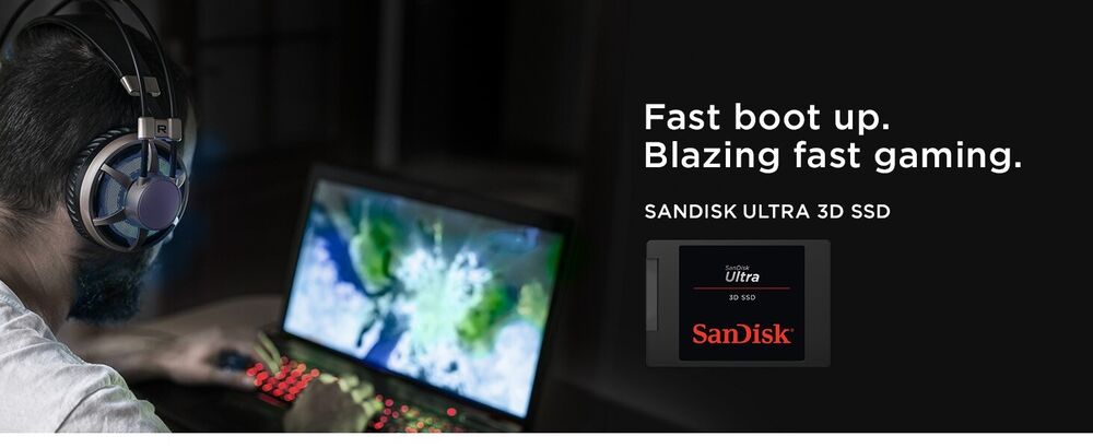 SanDisk Ultra 3D NAND 250GB Internal SSD - SATA III 6 Gb/s