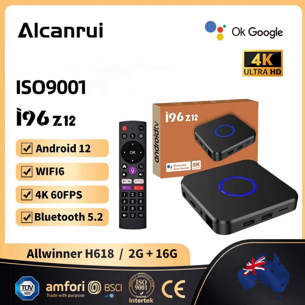 8K HDR Smart TV Box with Wifi and Wireless Screen Projection