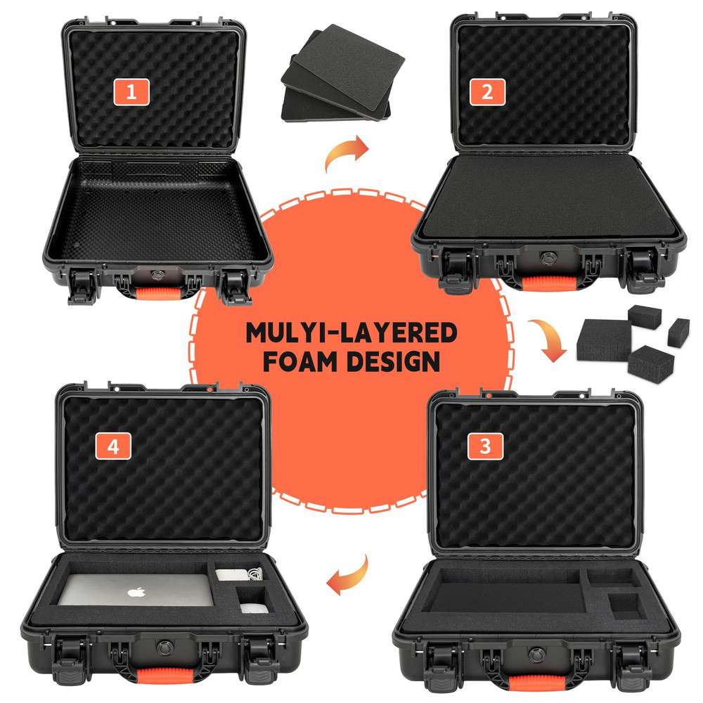 Waterproof Laptop Hard Case for 15.6-17.3 inch Gaming Laptops