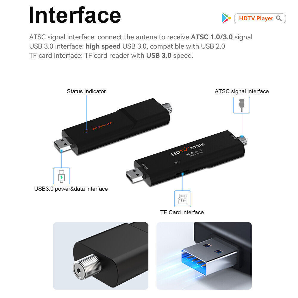 4K UHD FTA DVB-S2/S2X/ATSC 3.0 Combo Satellite TV Receiver Android Smart TV BOX