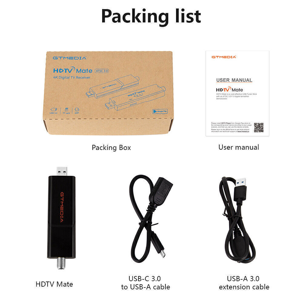 4K UHD FTA DVB-S2/S2X/ATSC 3.0 Combo Satellite TV Receiver Android Smart TV BOX