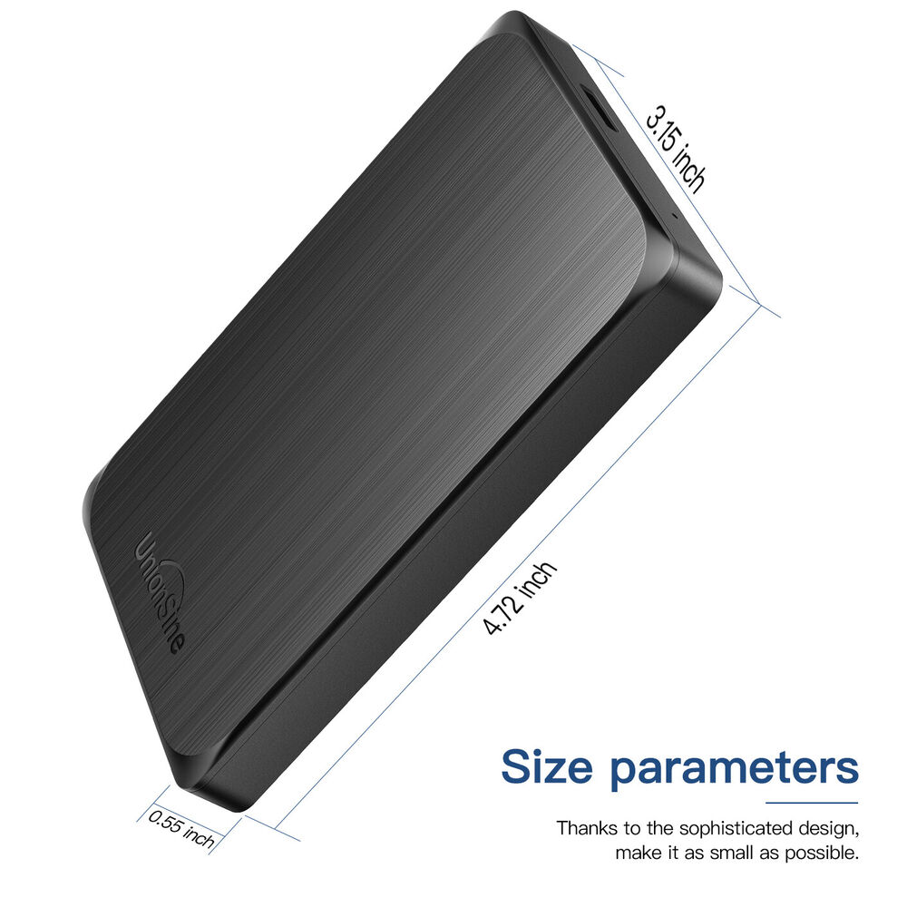 UnionSine USB 3.0 External Hard Drive for Gaming and Storage