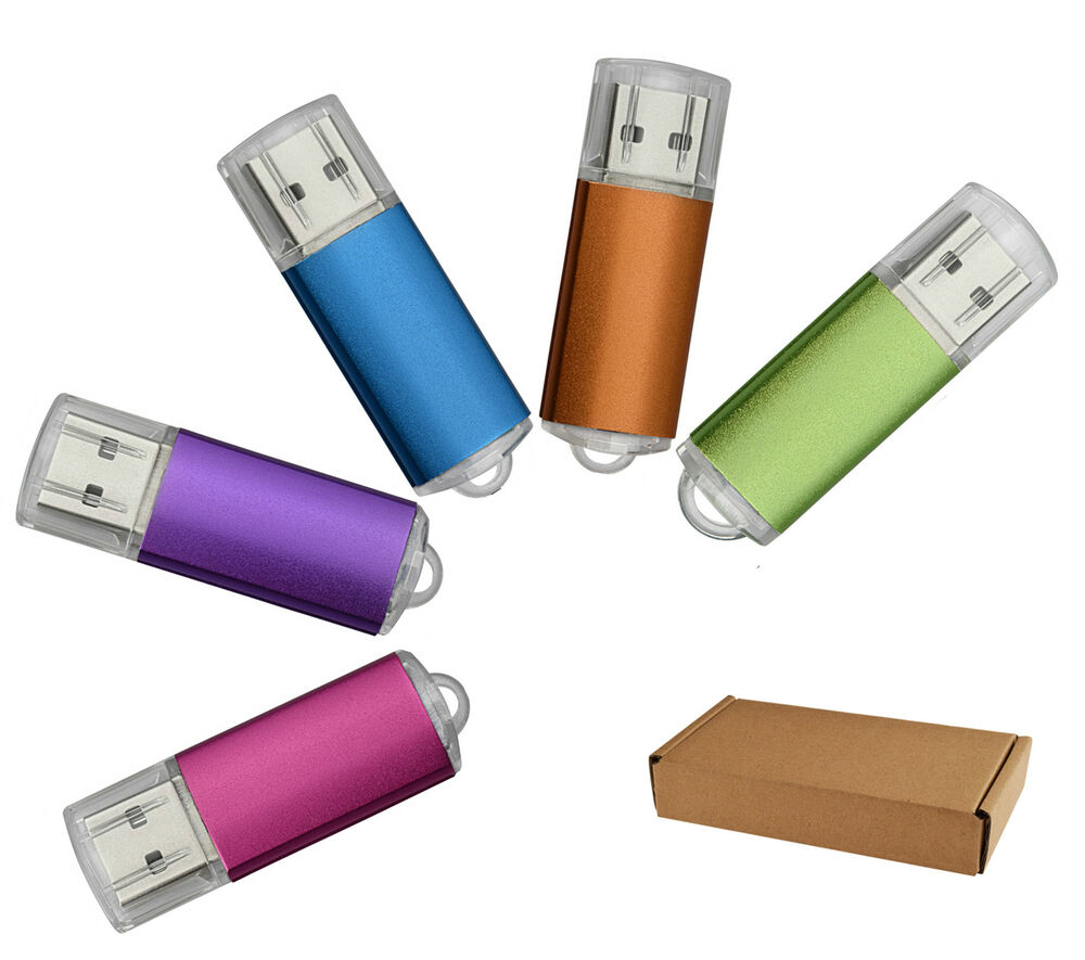 High-Capacity USB Flash Drives - 1GB to 128GB