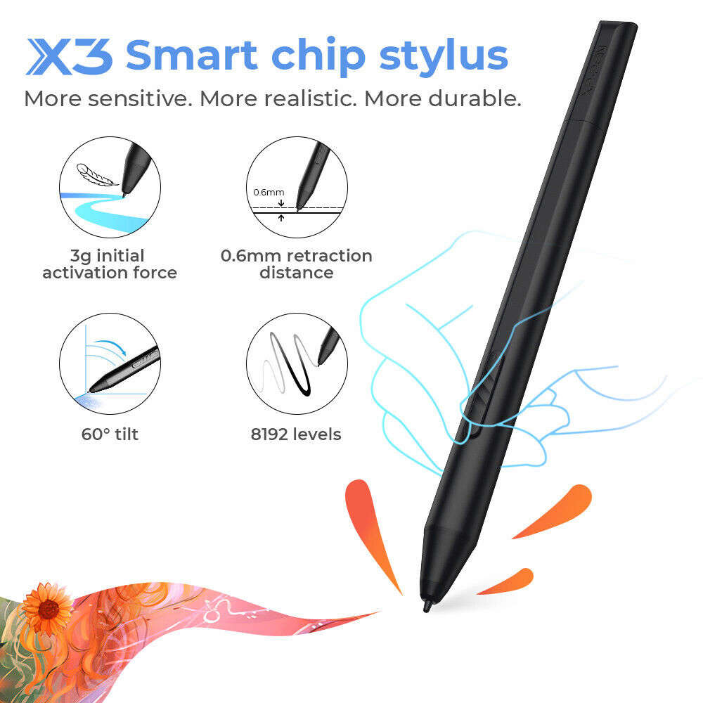 XP-Pen Artist 10 2nd Generation Graphics Tablet with X3 Stylus
