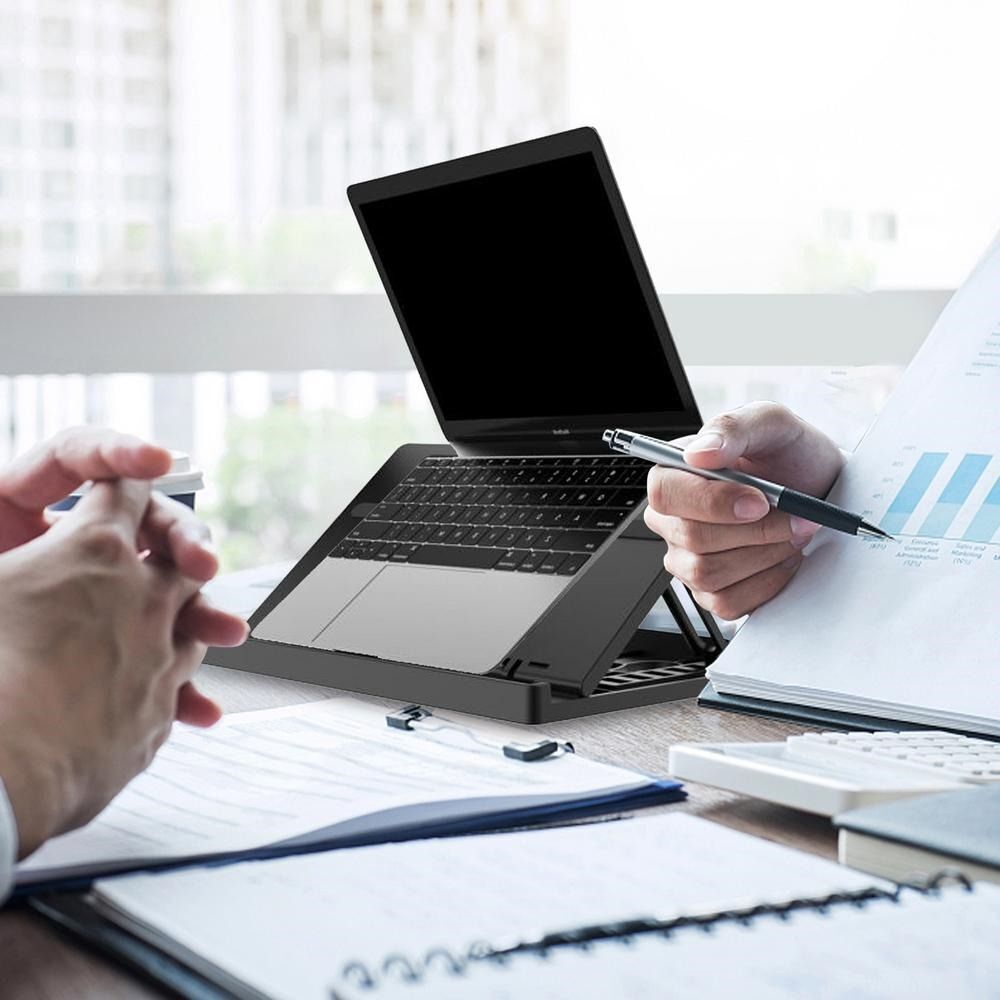 6-Levels Adjustable Laptop Cooling Stand