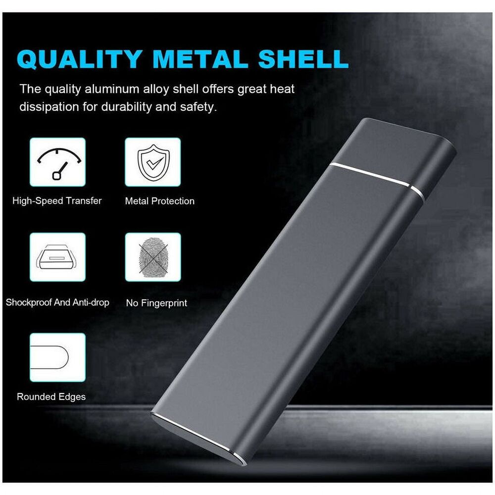 20TB Portable External Hard Drive for Mobile and Laptop Storage