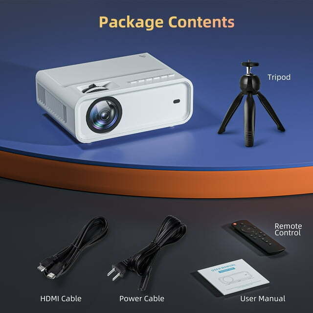 4K Projector with 5G WiFi and Bluetooth for Ultimate Home Theater Experience