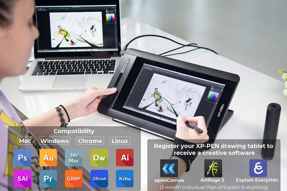 XP-Pen Artist 12 11.6 Inch Graphic Drawing Tablet with Battery-free Stylus