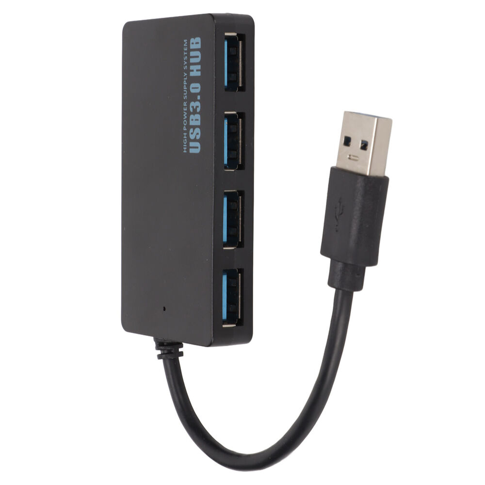 High-Speed 4-Port USB 3.0 Hub for Data Transfer