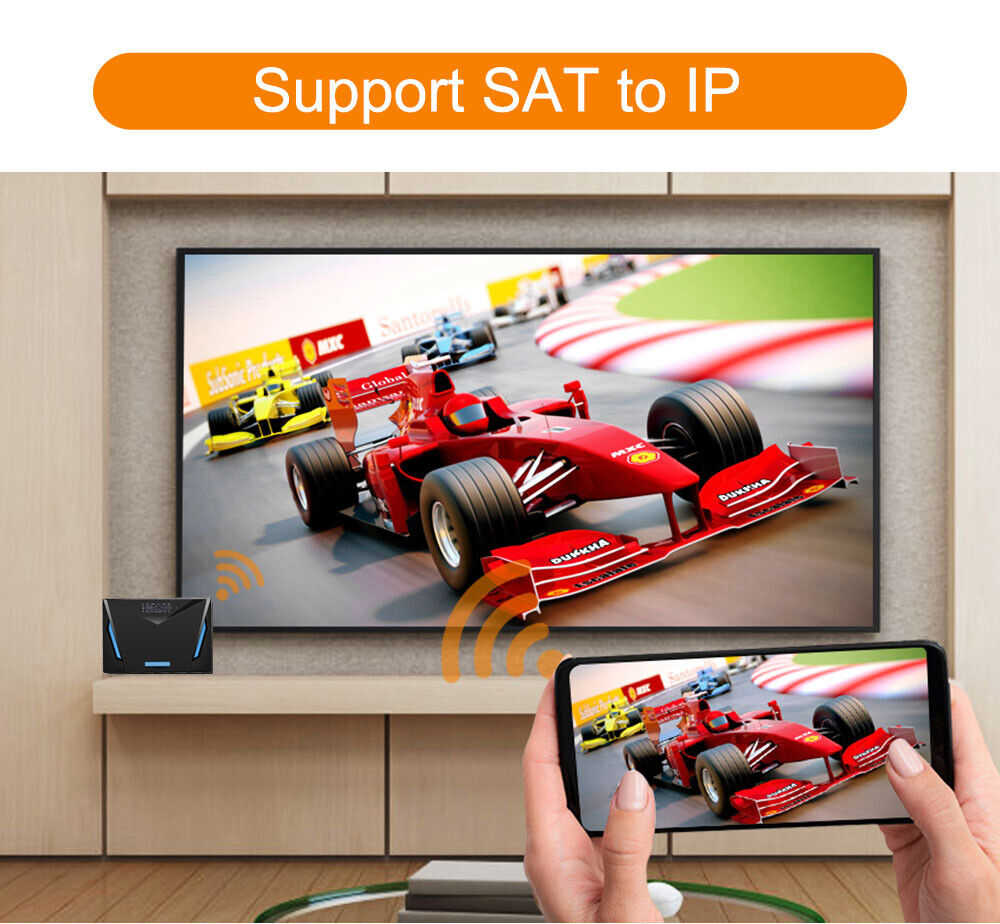 4K UHD Digital TV Set Top Box with DVB-S/S2X/ATSC-C Receiver