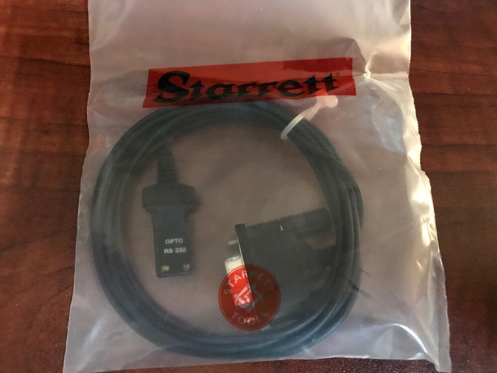 Starrett PT62606 RS232 Computer Interface Cable for PC Assembly - Brand New