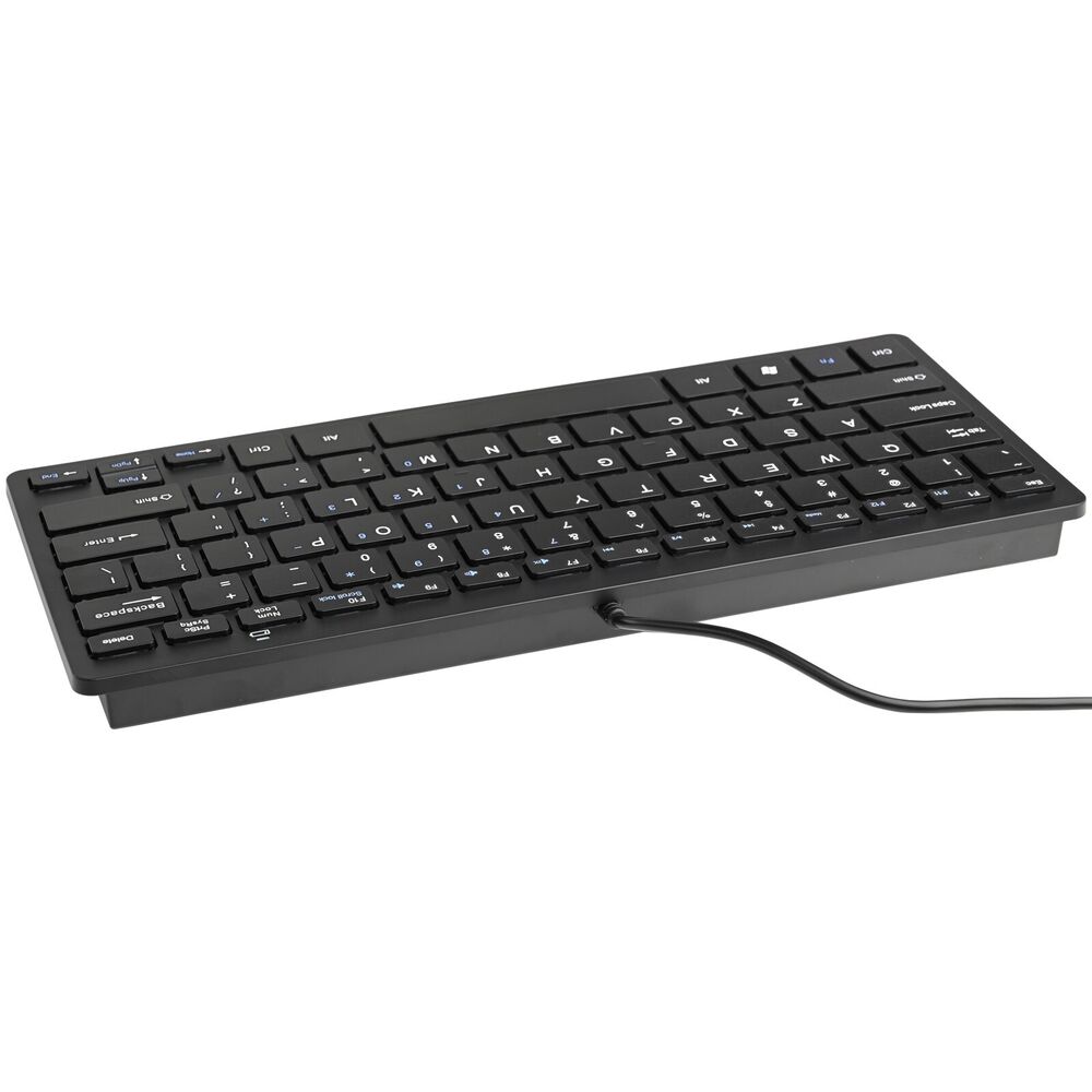 Ultra Thin Mini USB Wired Compact Keyboard