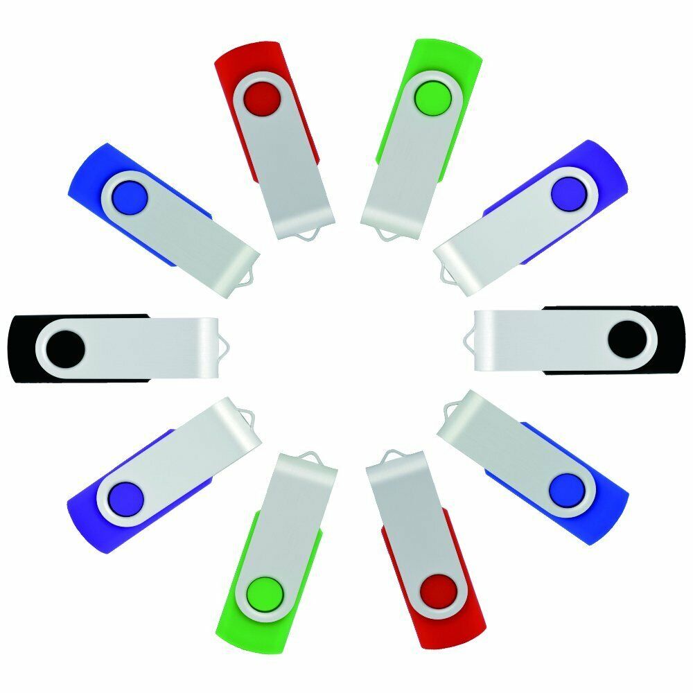 High-Capacity USB Flash Drives - 1GB to 128GB