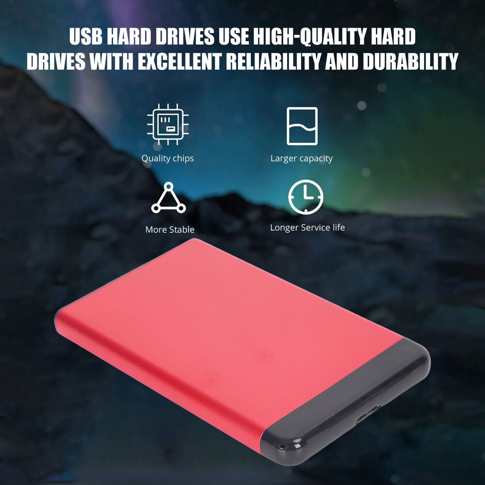 High-Capacity External Hard Drive (1TB to 12TB)