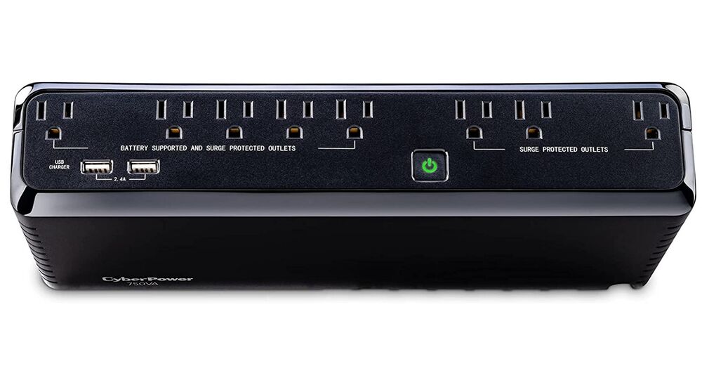 Certified Refurbished CyberPower SL750U-R 750VA/375W Slim Standby UPS