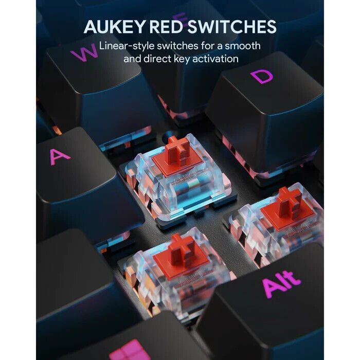 AUKEY KMG12 Mechanical Keyboard with Gaming Software
