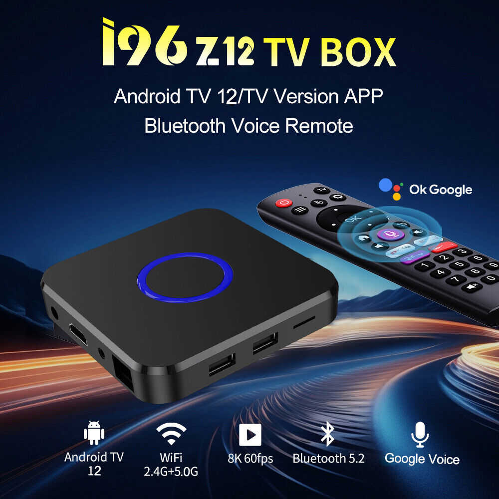 8K HDR Smart TV Box with Wifi and Wireless Screen Projection