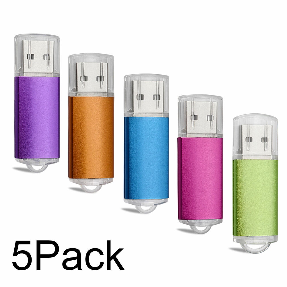 High-Capacity USB Flash Drives - 1GB to 128GB