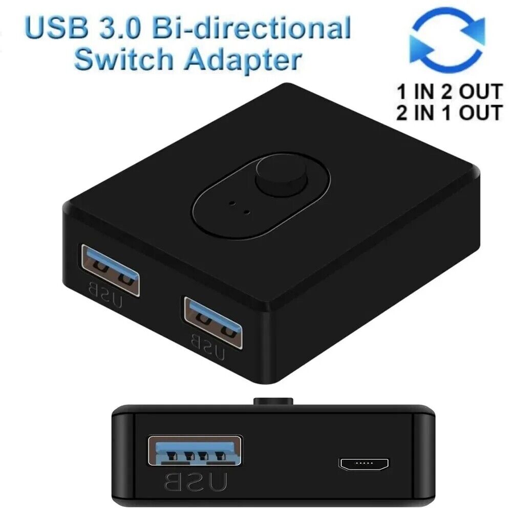 USB 3.0/2.0 Bi-Directional Switcher for Enhanced Connectivity