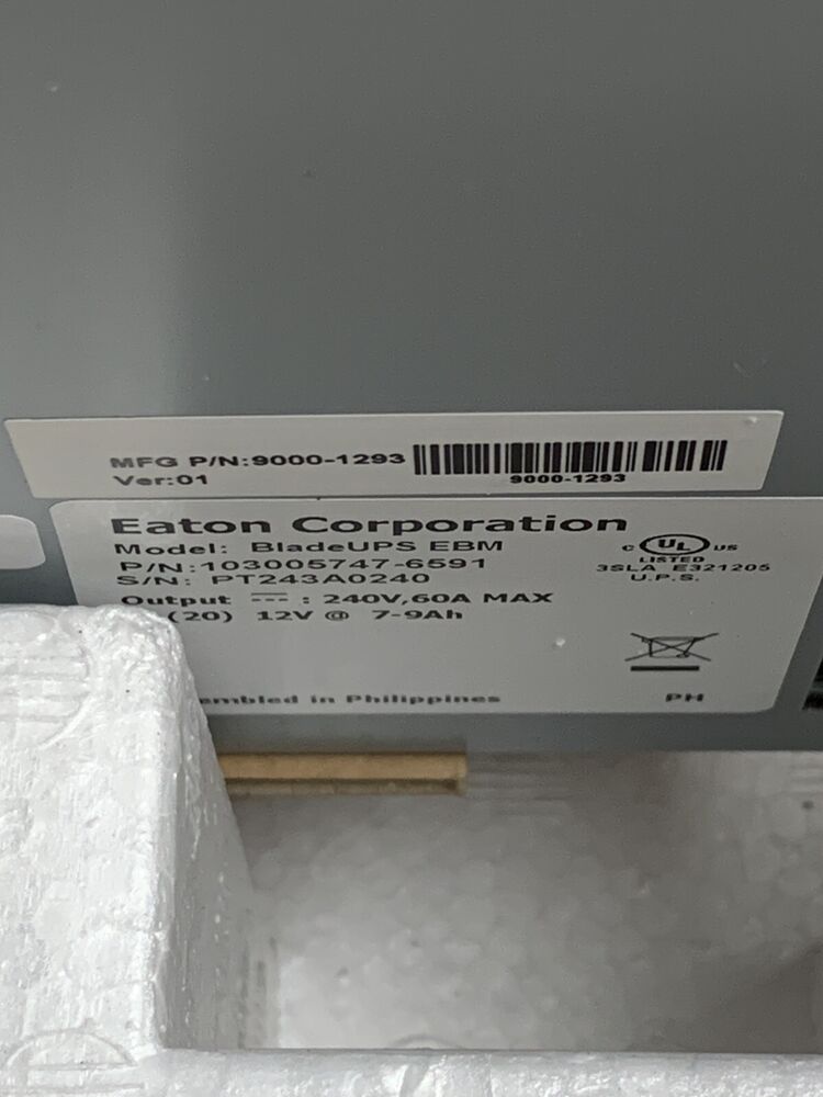 Eaton 103005747-6591 Extended Battery Module for Blade UPS