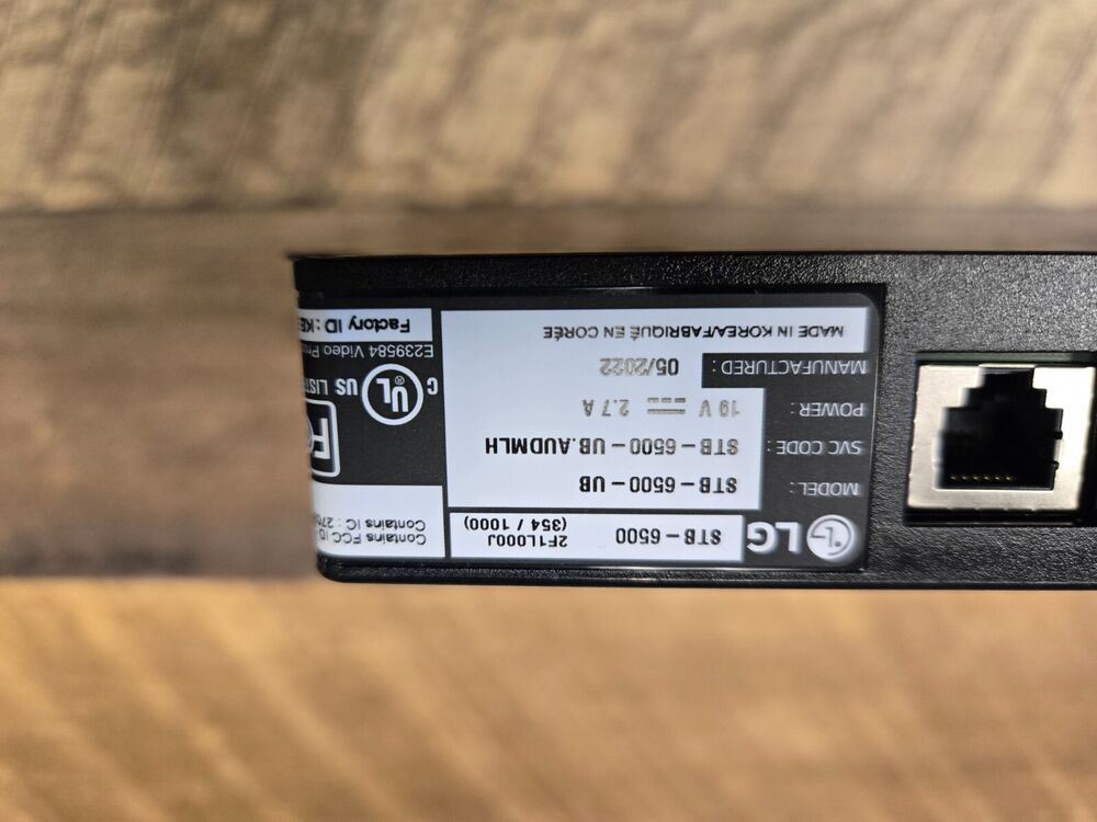 LG STB-6500 Hotel Set Top Box