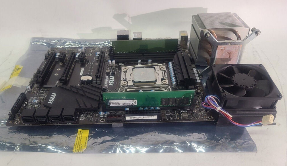 MSI X99A RAIDER X99 Motherboard with Intel Core i7-5820K CPU and 16GB RAM Bundle
