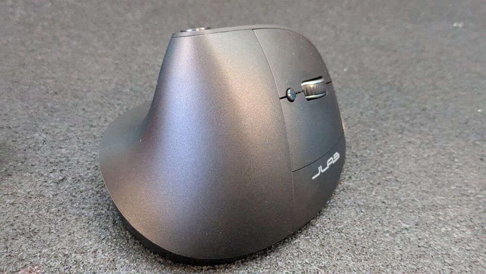 JLab JBuds Ergonomic Mouse - Black, USB-C Rechargeable