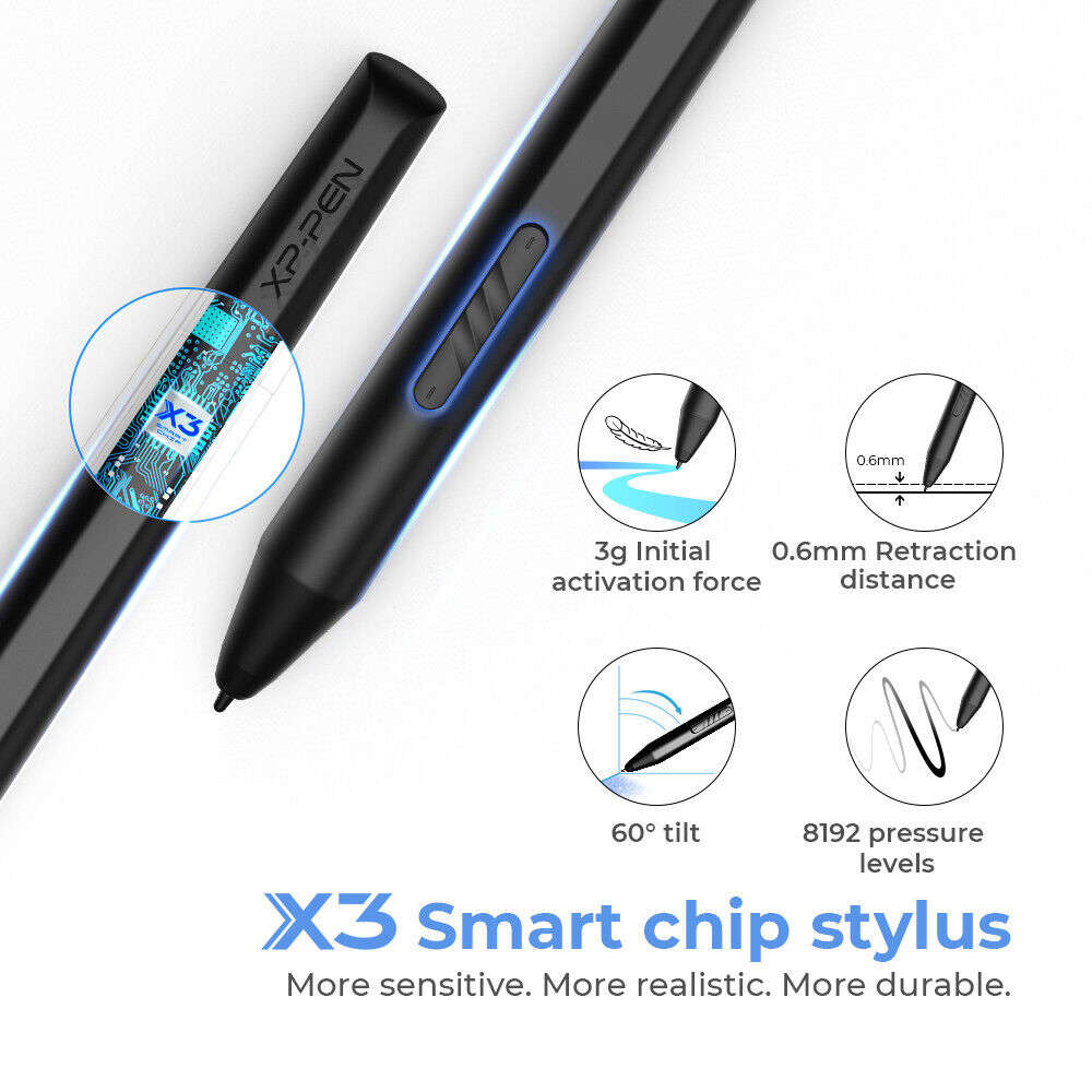 XP-Pen Artist 10 2nd Generation Graphics Tablet with X3 Stylus