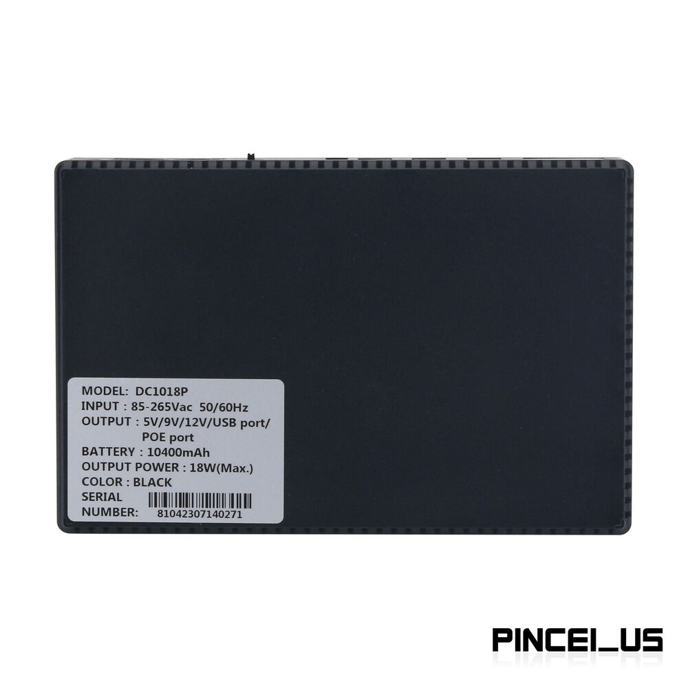 ANDES MINI UPS 10400mAh Power Supply for Routers and Switches