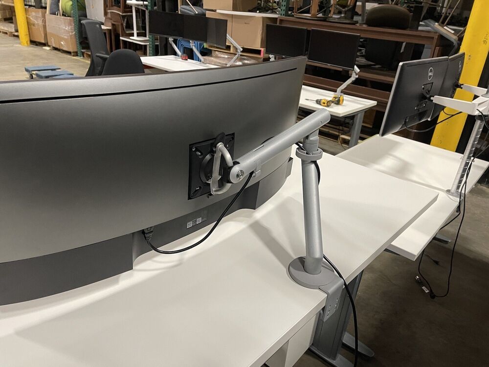 Herman Miller FLO Arm Single Adjustable VESA Monitor Mount Stand