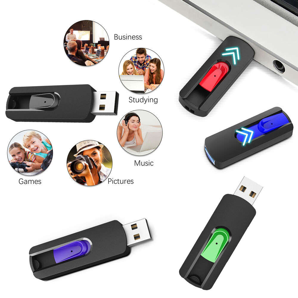 High-Capacity USB Flash Drives - 1GB to 128GB