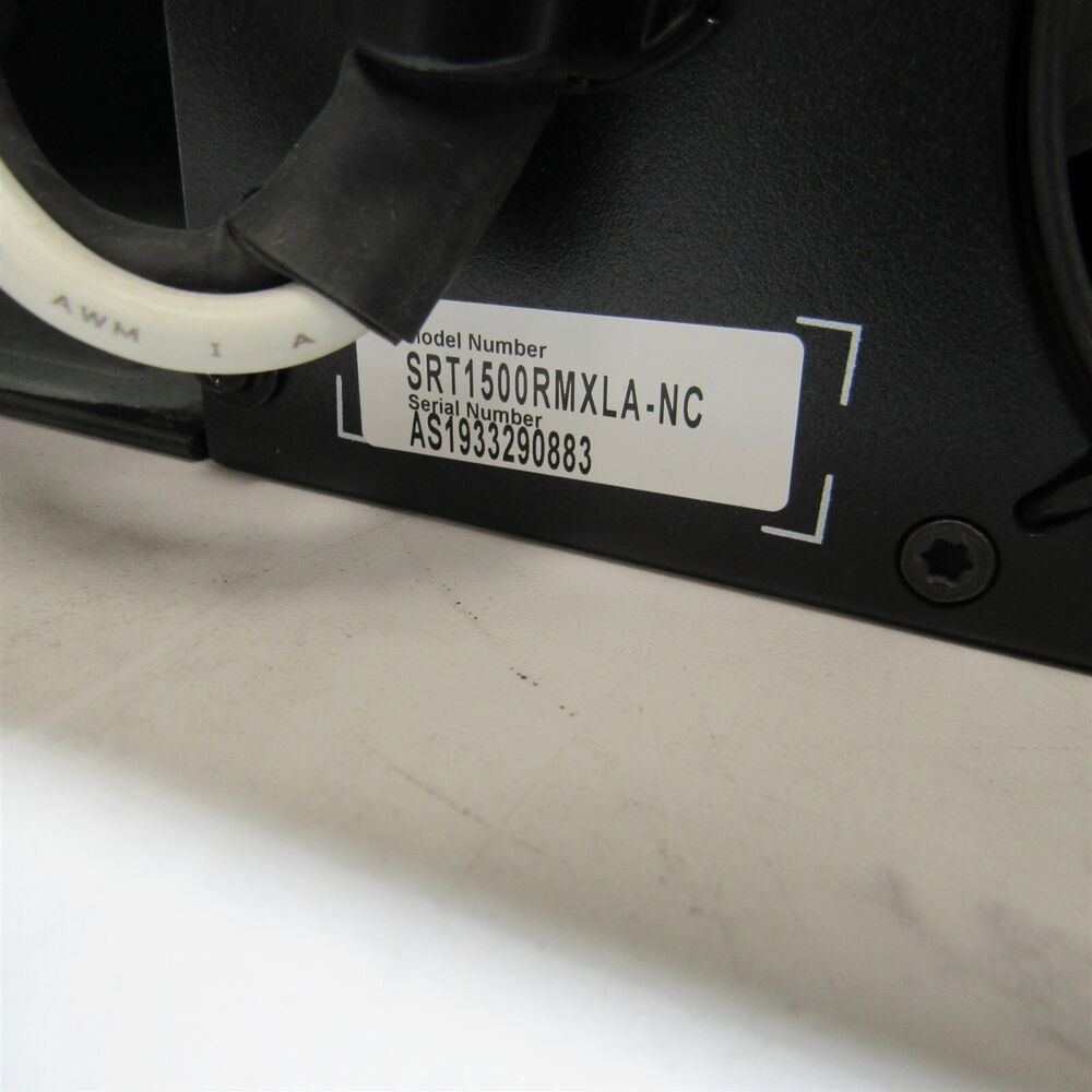 APC Smart SRT1500RMXLA-NC 1500VA UPS with LED Power Backup and Rackmount Ears