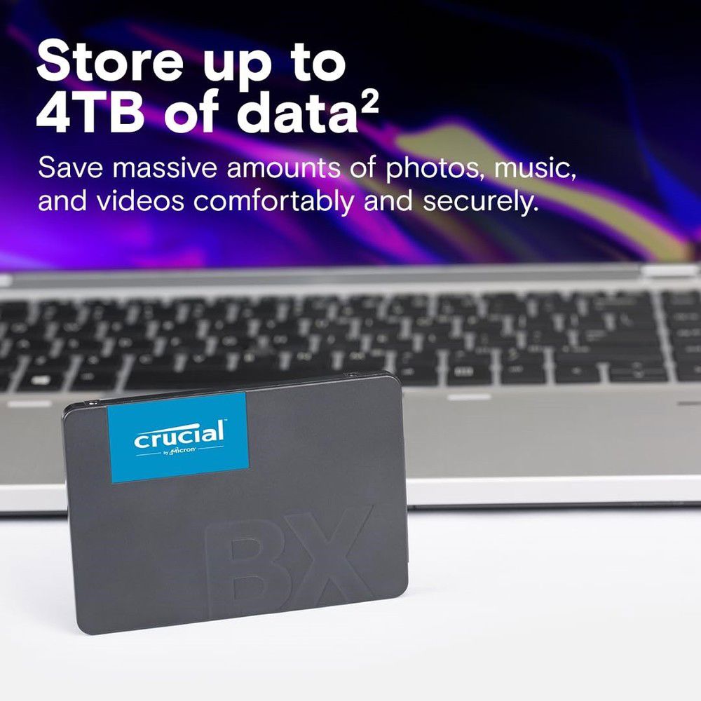 Crucial BX500 1TB 2.5 SATA 3D NAND Internal SSD