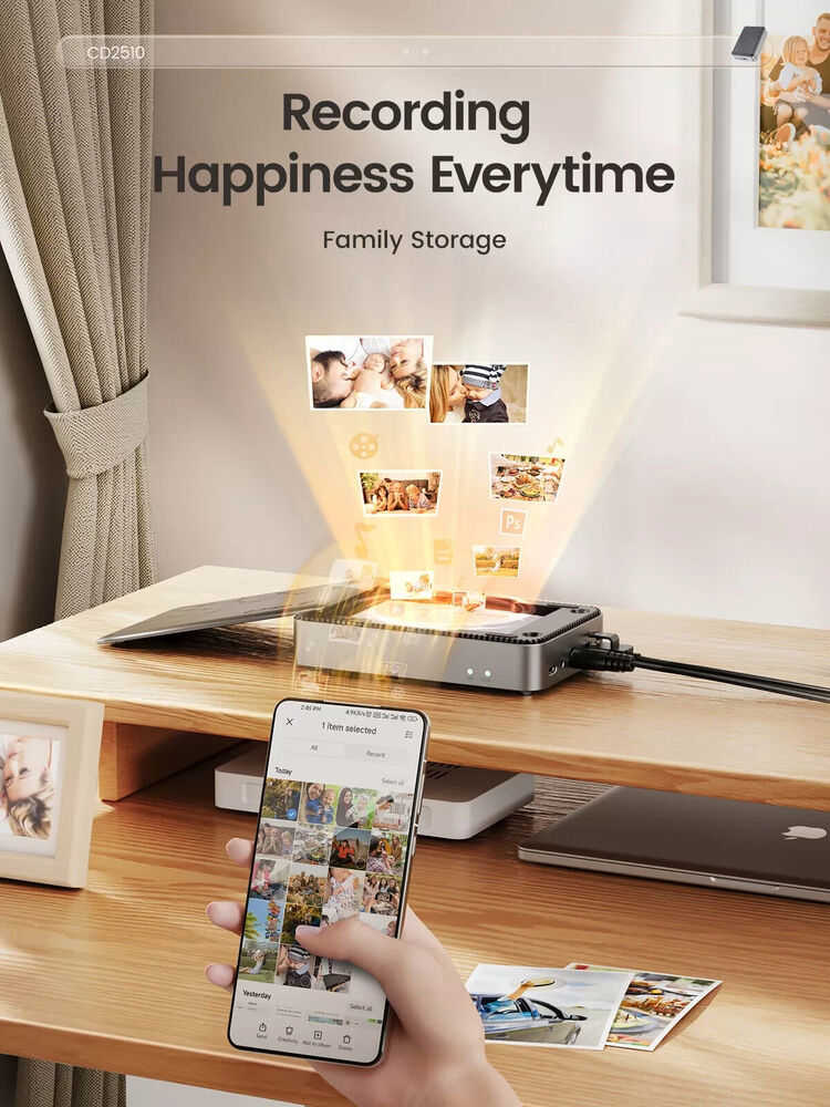 ORICO 2.5 Inch Personal Cloud Storage NAS Hard Drive Enclosure