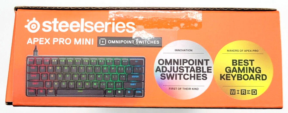 SteelSeries Apex Pro Mini - Compact 60% Gaming Keyboard