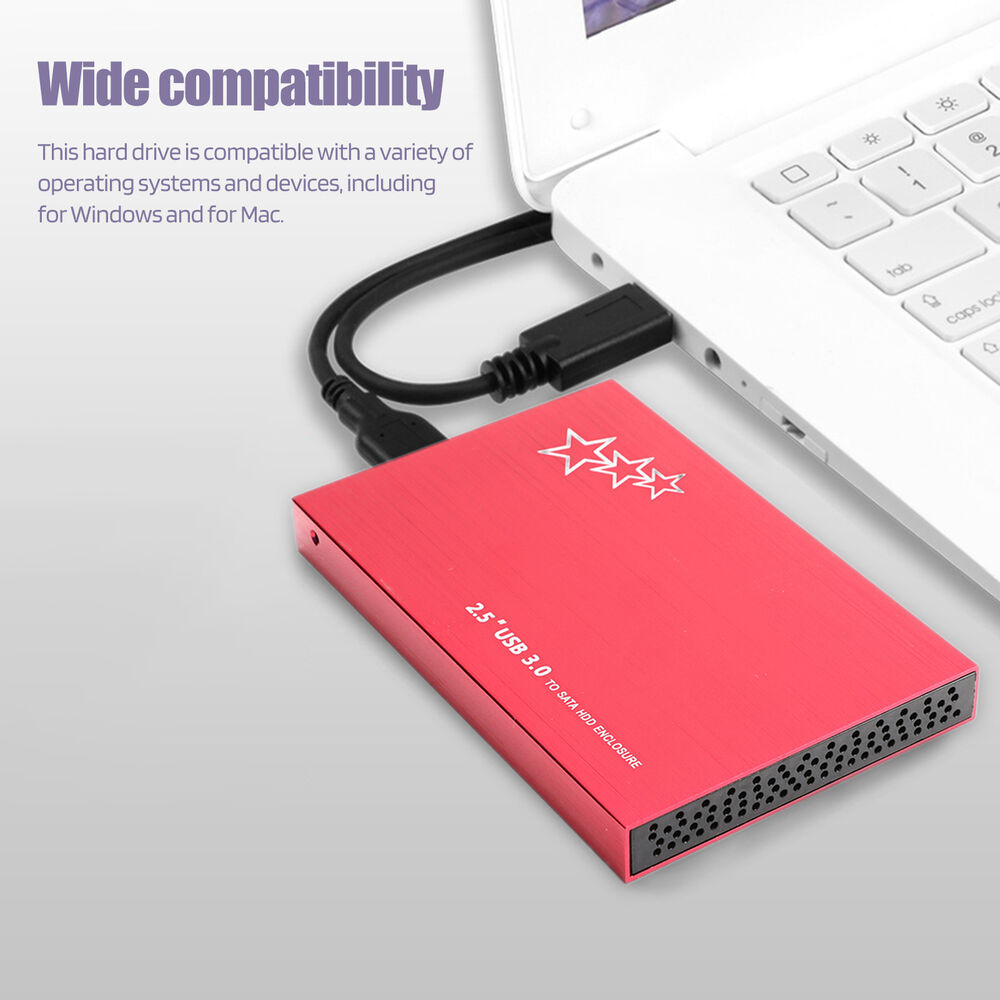 High-Speed Portable USB 3.0 External Hard Drive