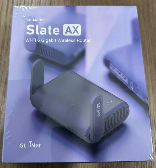 GL-AXT1800 Slate AX Pocket-Sized Wi-Fi 6 Gigabit Travel Router