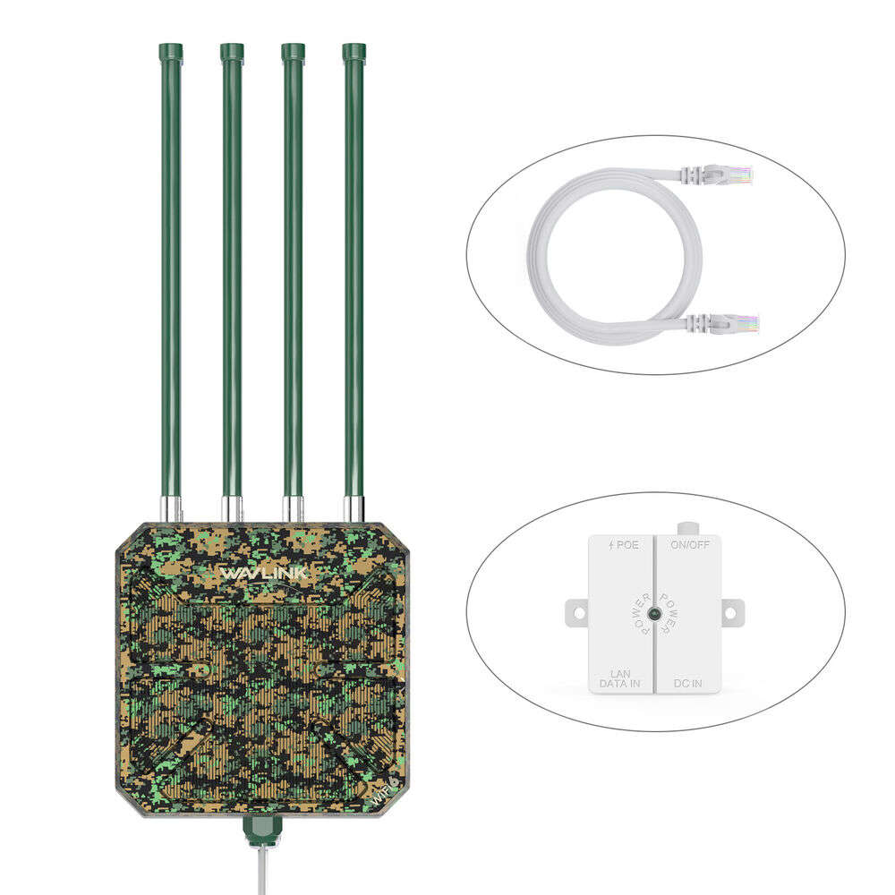 WAVLINK WiFi 6 Outdoor Router - Long Range, Weatherproof Wireless Gigabit Router
