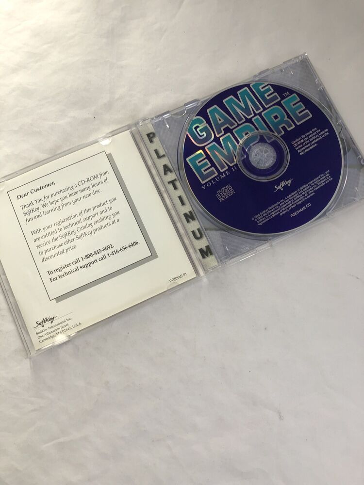 Vintage Game Empire Platinum CD V. 2 - 250 PC Software Collection