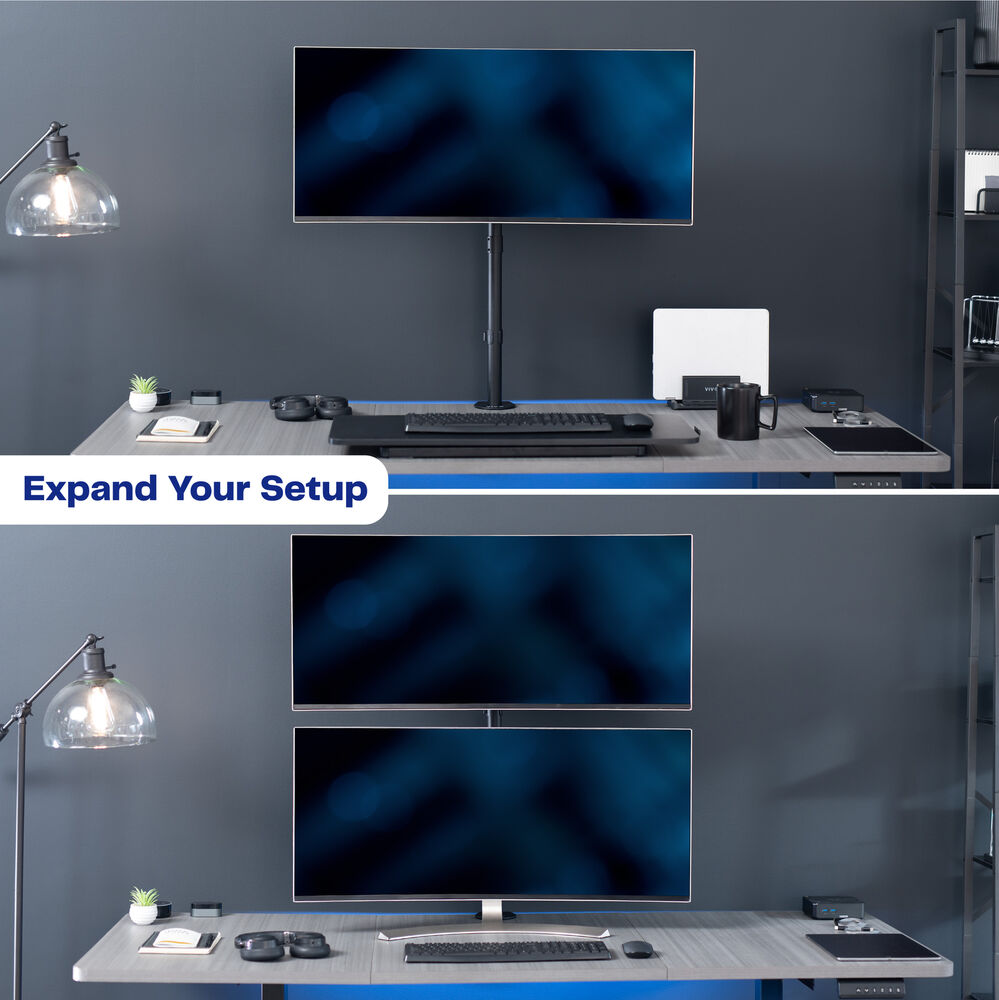 Extra Tall Adjustable Monitor Stand for 32-inch Screens