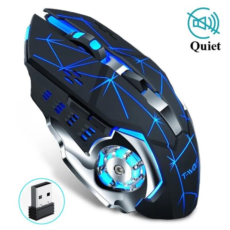 Rechargeable LED Gaming Mouse for PC and Laptop