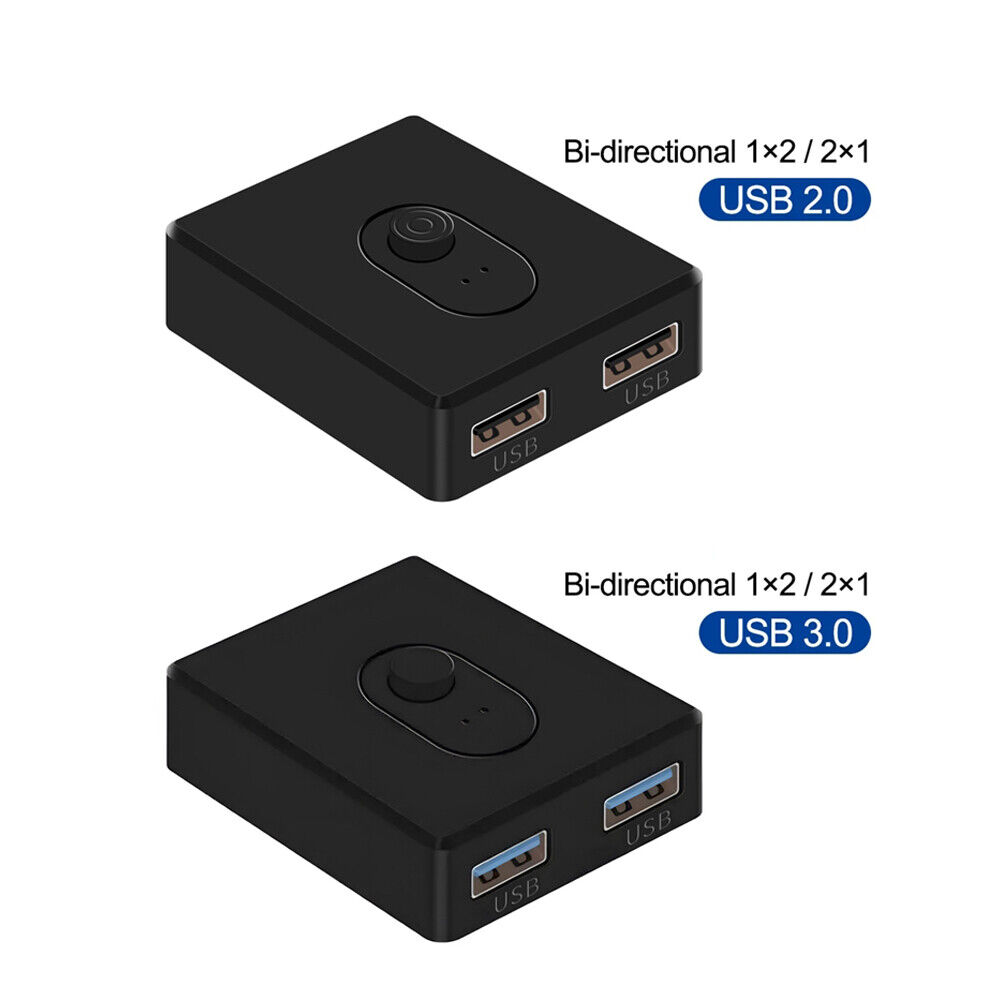 USB 3.0/2.0 Bi-Directional Switcher for Enhanced Connectivity