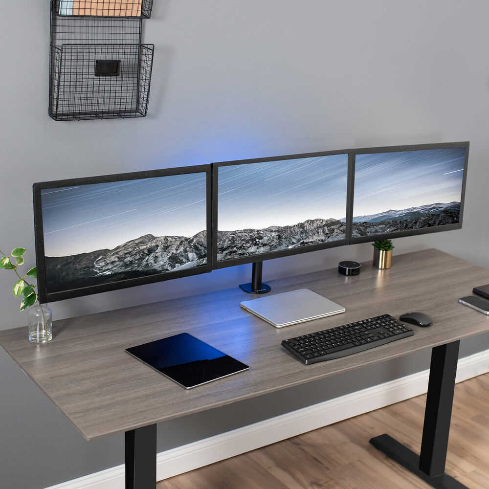 VIVO Triple Monitor Articulating Stand for Enhanced Productivity
