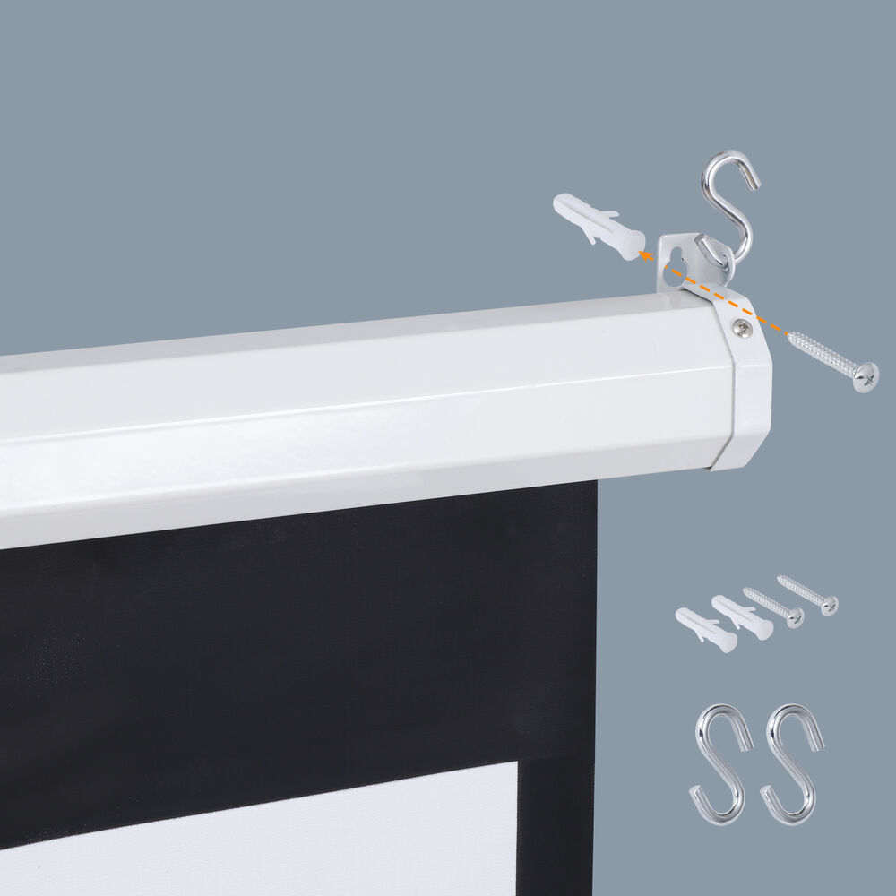 16:9 HD Diagonal Projection Screen for Home Theater