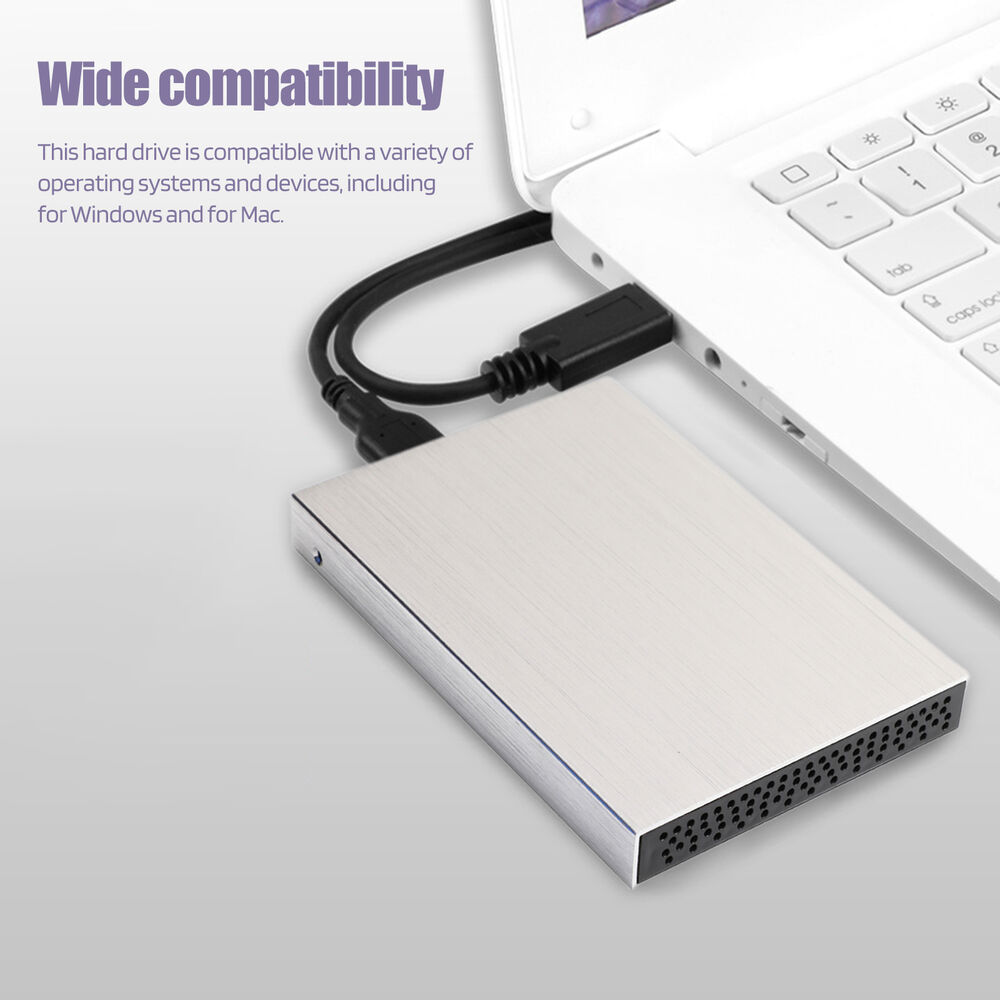 High-Speed Portable USB 3.0 External Hard Drive