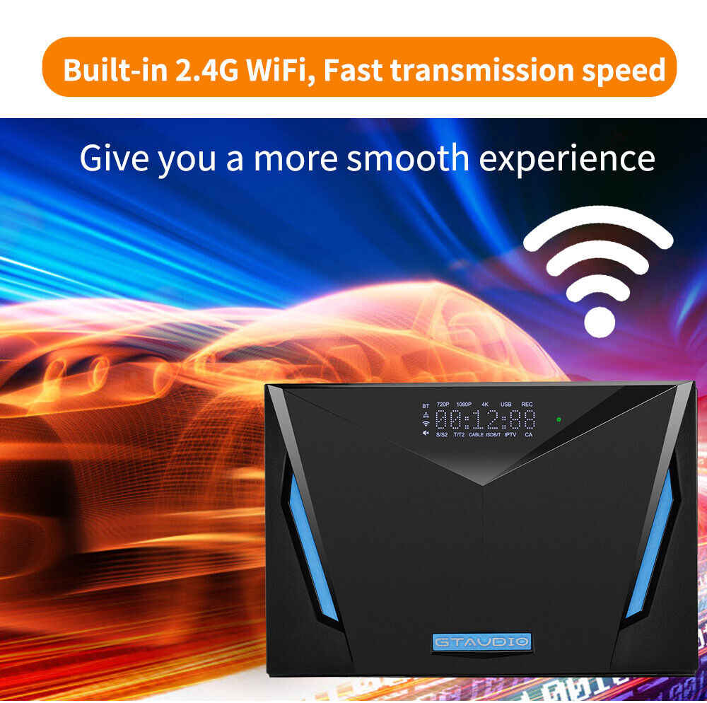 4K UHD Digital TV Set Top Box with DVB-S/S2X/ATSC-C Receiver