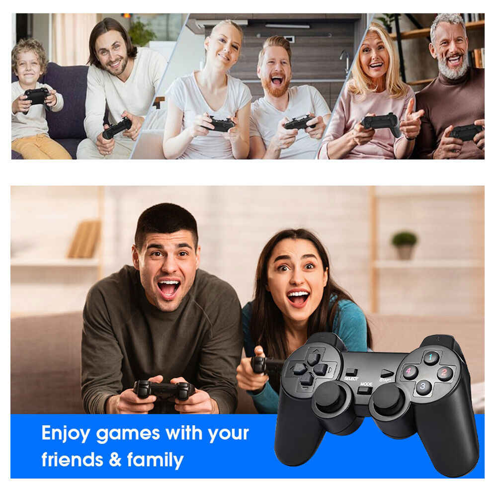 4K HDMI TV Game Stick with 64GB Storage and 30000+ Games