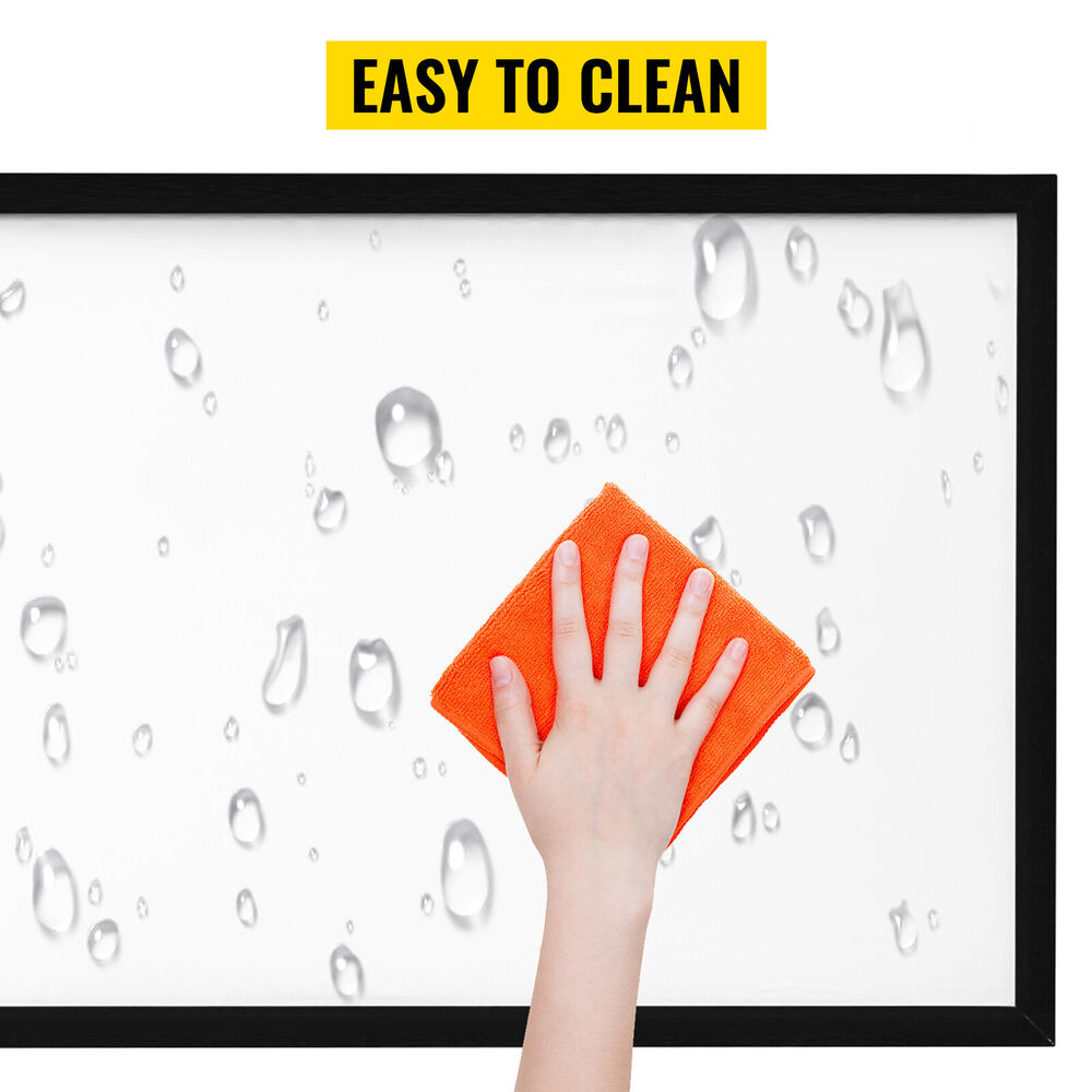VEVOR 100-155 Inch Projector Screen 16:9 HD 4K Home Theater 3D Aluminum & PVC