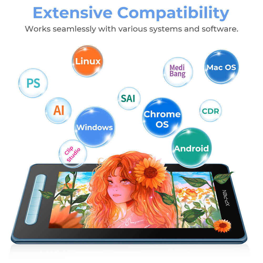 XP-Pen Artist 10 2nd Generation Graphics Tablet with X3 Stylus